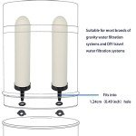 Ceramic Activated Carbon Replacement Filters - 2 Pack