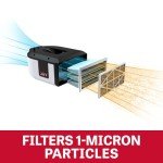 JET Air Filtration System, 1-Micron Filter, 1000 CFM, 120V 1Ph (Model AFS-1000C)