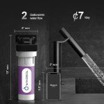 Under Sink Water Filter - Reduces Chlorine & Odor