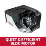 JET Air Filtration System, 1-Micron Filter, 1000 CFM, 120V 1Ph (Model AFS-1000C)