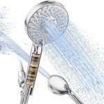High-Pressure Handheld Shower Head with Filters