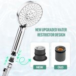 High-Pressure Handheld Shower Head with Filters