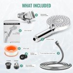 High-Pressure Handheld Shower Head with Filters