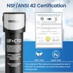 Vortopt Under Sink Water Filter System - NSF Certified