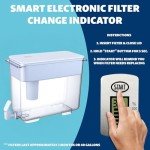 30-Cup Water Filter Pitcher with 5 Filters