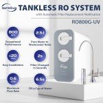 iSpring Tankless Reverse Osmosis Water Filtration System