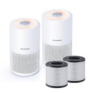 Compact H13 True HEPA Air Purifier with Night Light