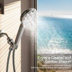 Filtered High Pressure Handheld Shower Head