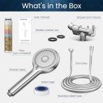 Filtered High Pressure Handheld Shower Head