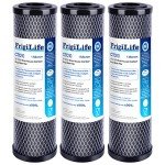 FrigiLife 1 Micron Whole House Carbon Filter 3-Pack