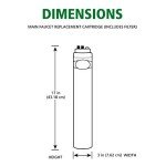AO Smith Under Sink Replacement Filter - Reduces 99% Contaminants