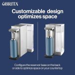Brita Hub Instant Powerful Countertop Water Filter System, Reduces 70+ Contaminants, 12 Cup Water Reservoir, Includes 6 Month Carbon Block Filter, White, 87340