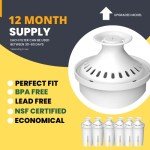Pro Water Filter Replacement for Brita & Mavea