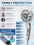 Pavezo High Pressure Handheld Shower Head & Filter
