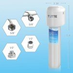 TOTTE Under Sink Water Filter System, 22000 Gallons