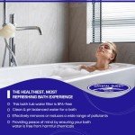 Blue Bath Ball Water Filter for Soft Skin