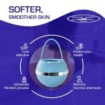 Blue Bath Ball Water Filter for Soft Skin