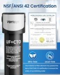 Vortopt Under Sink Water Filter System - NSF Certified