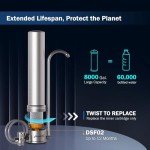 Frizzlife SS99 Stainless Steel Countertop Water Filter