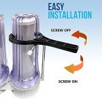 Countertop Water Filter System with Extra Cartridges