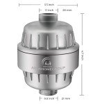 20-Stage Vitamin C Shower Filter for Hard Water