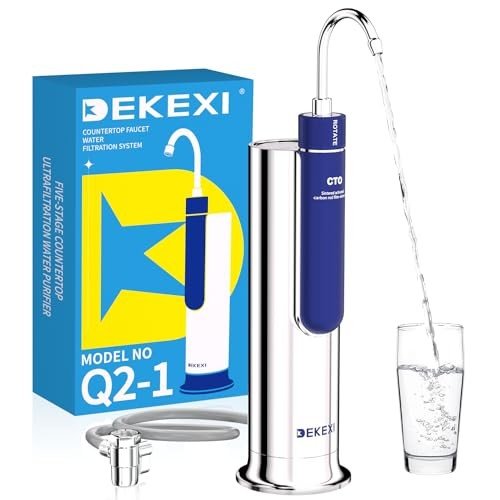 DEKEXI 5-Stage Countertop Water Filtration System