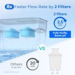 Waterdrop Alkaline 40-Cup Water Filter Dispenser