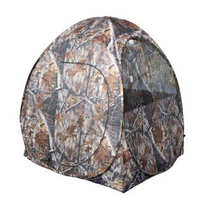 THUNDERBAY Run & Gun 60" x 60" 1-2 Pereson Pop-Up Ground Blind, 4-Panel Spring Steel Hunting Bilnd for Deer, Turkey Duck Hunting, Bow Hunting, JX Forest Camo