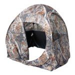 THUNDERBAY Run & Gun 60" x 60" 1-2 Pereson Pop-Up Ground Blind, 4-Panel Spring Steel Hunting Bilnd for Deer, Turkey Duck Hunting, Bow Hunting, JX Forest Camo
