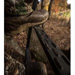 Hawk Big Denali 2 Man Climbing Tree Stand, 18 Foot Deer Hunting Ladderstand with Kick Out Footrests and Extra Large MeshComfort Seats