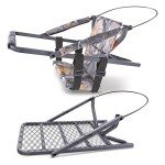 Guide Gear Extreme Deluxe Climbing Tree Stand for Hunting with Seat and Foot Platform, Deer Hunting Accessories