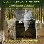 Lenotos 5-Sided Portable Hunting Blind for 3-4 People