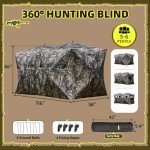 YOLENY Portable See-Through Hunting Blind for 4-6