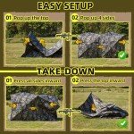 YOLENY Portable See-Through Hunting Blind for 4-6