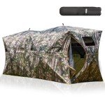 YOLENY Portable See-Through Hunting Blind for 4-6