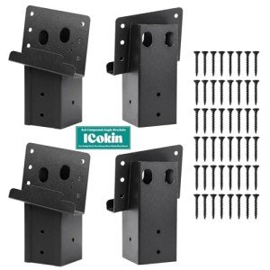 ICokin 4-Pack Deer Stand Brackets for Hunting