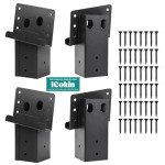ICokin 4-Pack Deer Stand Brackets for Hunting