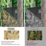 See-Through Camouflage Tree Stand Blind for Two