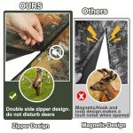 See-Through Camouflage Tree Stand Blind for Two