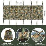 See-Through Camouflage Tree Stand Blind for Two