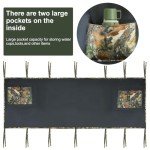 See-Through Camouflage Tree Stand Blind for Two