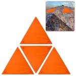 Blaze Orange Waterproof Hunting Safety Blind Panels