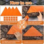 Blaze Orange Waterproof Hunting Safety Blind Panels