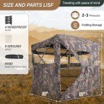 ANWEOR 270° Portable See-Through Hunting Blind