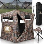 270° See-Through Pop-Up Hunting Blind for 2-3