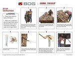 BOG Grave Digger Ground Blind with Silent Zippers