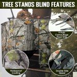 PUNCHMAN Camo Tree Stand Deer Hunting Blind Kit