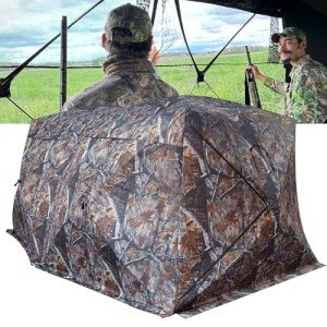 THUNDERBAY 6-Person See-Through Pop-Up Hunting Blind