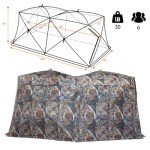 THUNDERBAY 6-Person See-Through Pop-Up Hunting Blind