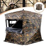 GearOZ Portable See-Through Hunting Blind for 2-3